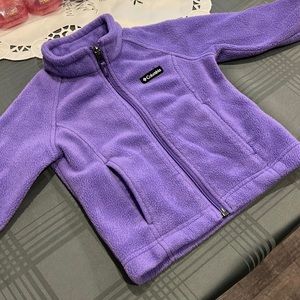 Columbia fleece toddler girls jacket. 2T